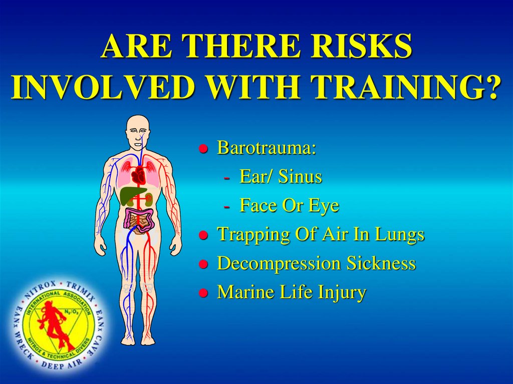 ARE THERE RISKS INVOLVED WITH TRAINING?