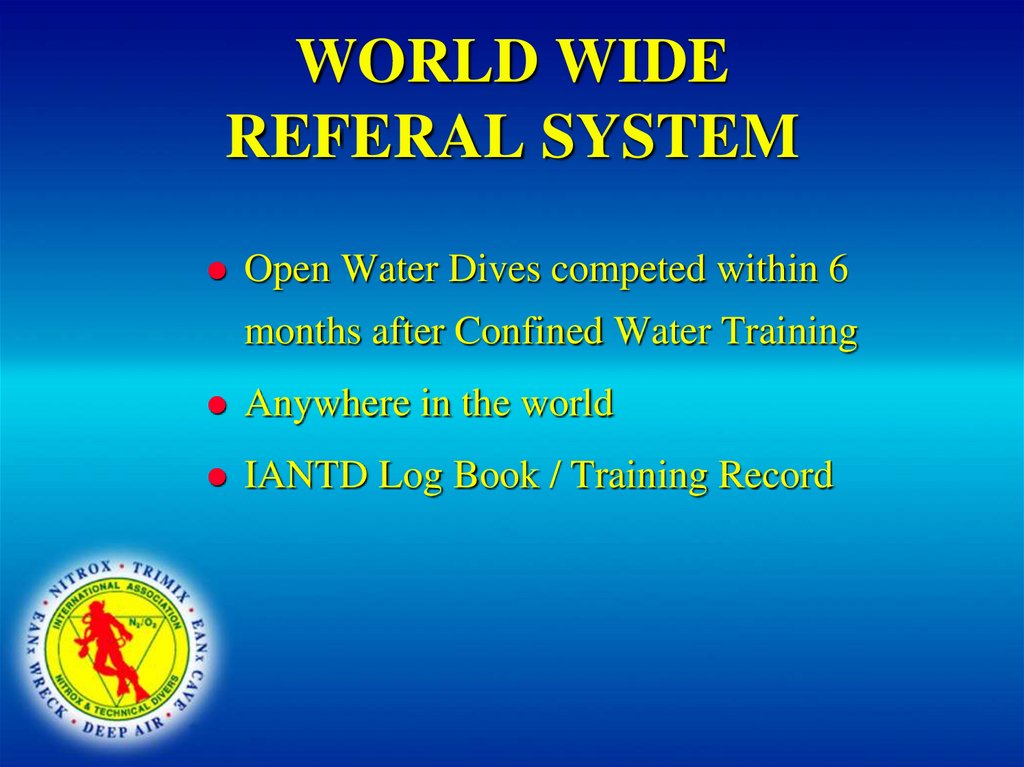 WORLD WIDE REFERAL SYSTEM