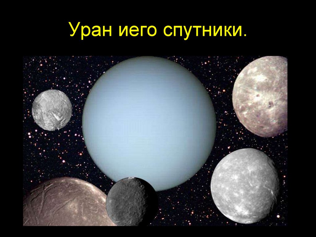 Крупнейший спутник урана. Уран Планета спутники. Спутники урана Титания, Оберон, Умбриэль, Ариэль и Миранда.. Уран элемент спутники урана. Спутники урана и Нептуна.