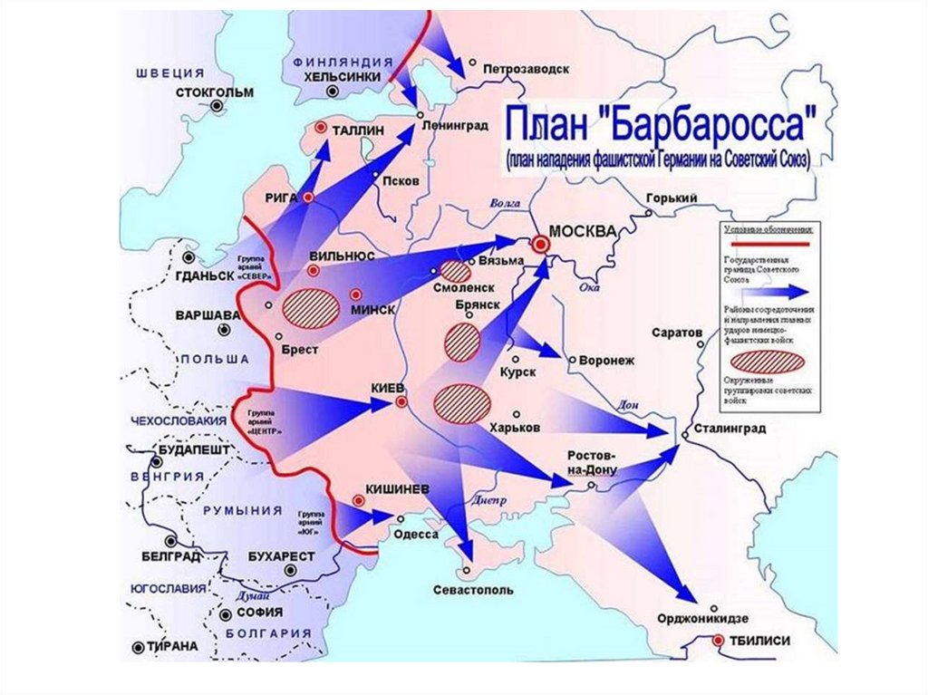 Хронологические рамки великой отечественной войны план барбаросса