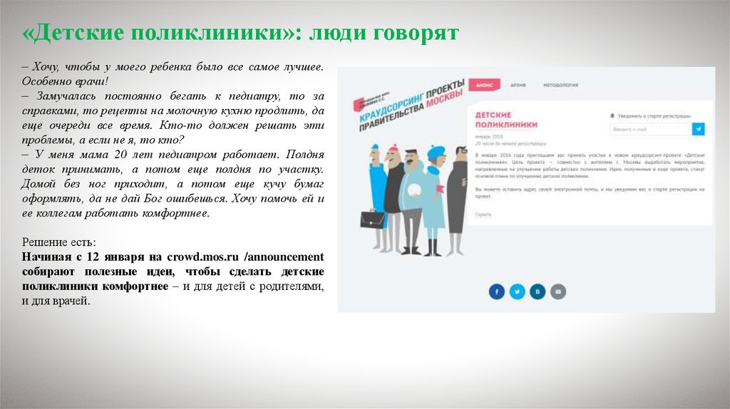 Краудсорсинг проект моя поликлиника