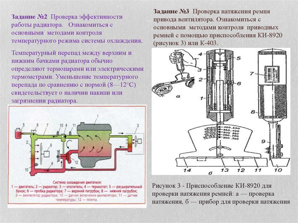 Приборы для диагностирования двигателя