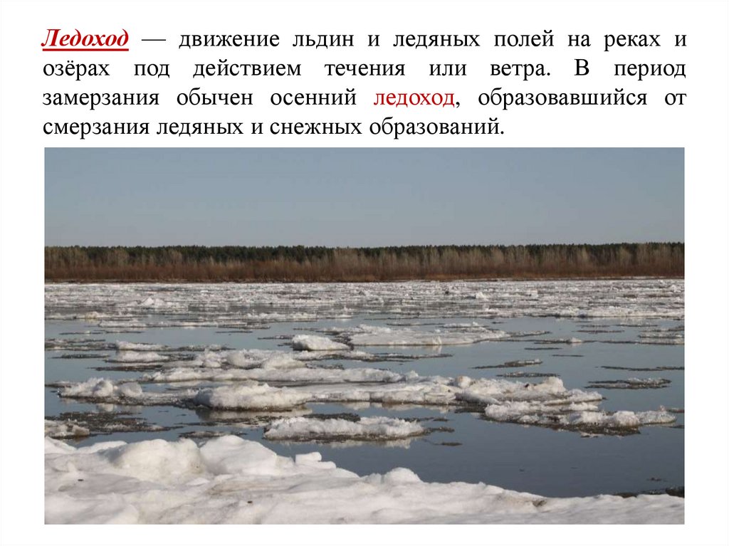 Спишите описание движения льдин. Ледоход презентация. Осенний ледоход. Ледостав на реке. Описание ледохода.