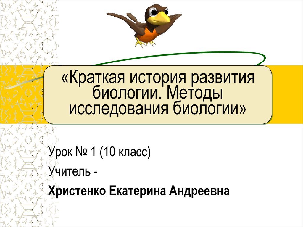 Презентация история развития биологии