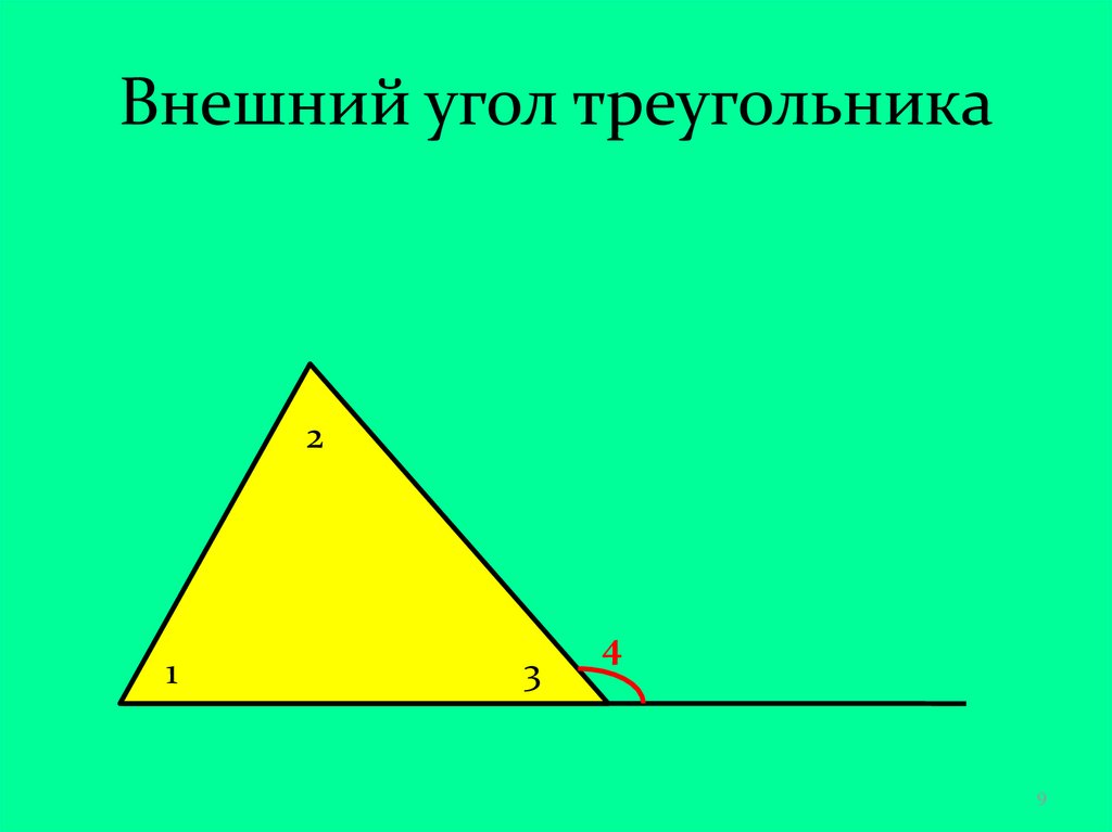 Презентация внешние углы треугольника. Внешний угол треугольника. Внешний угол треугольн. Внешний уголттреугольника. ВНЕШНЙИ угол треугольник.