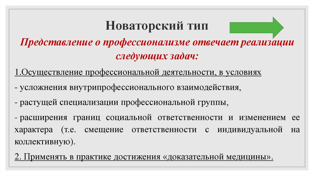 Новаторский проект это