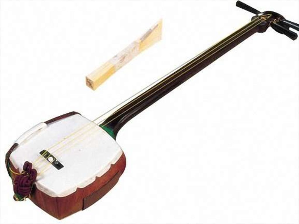 Японская трехструнная лютня с длинной шейкой. Японский музыкальный инструмент сямисэн. Японский народный инструмент сямисэн. Японский трёхструнный музыкальный инструмент. Трехструнный щипковый сямисэн.