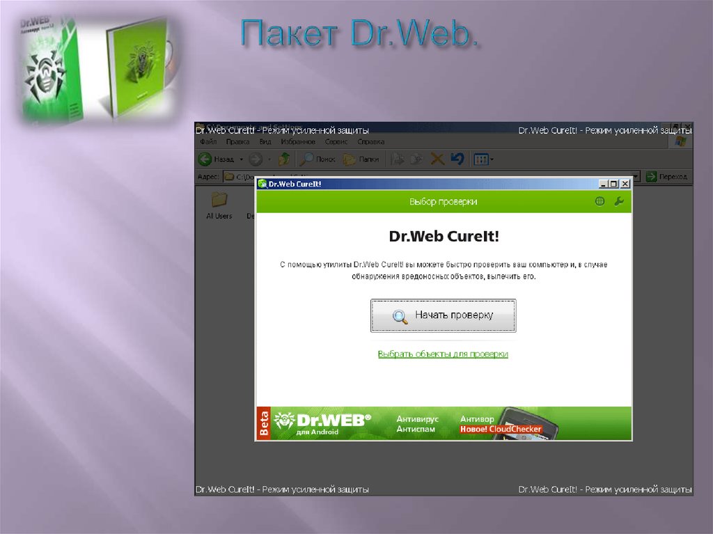 Пакет Dr.Web.