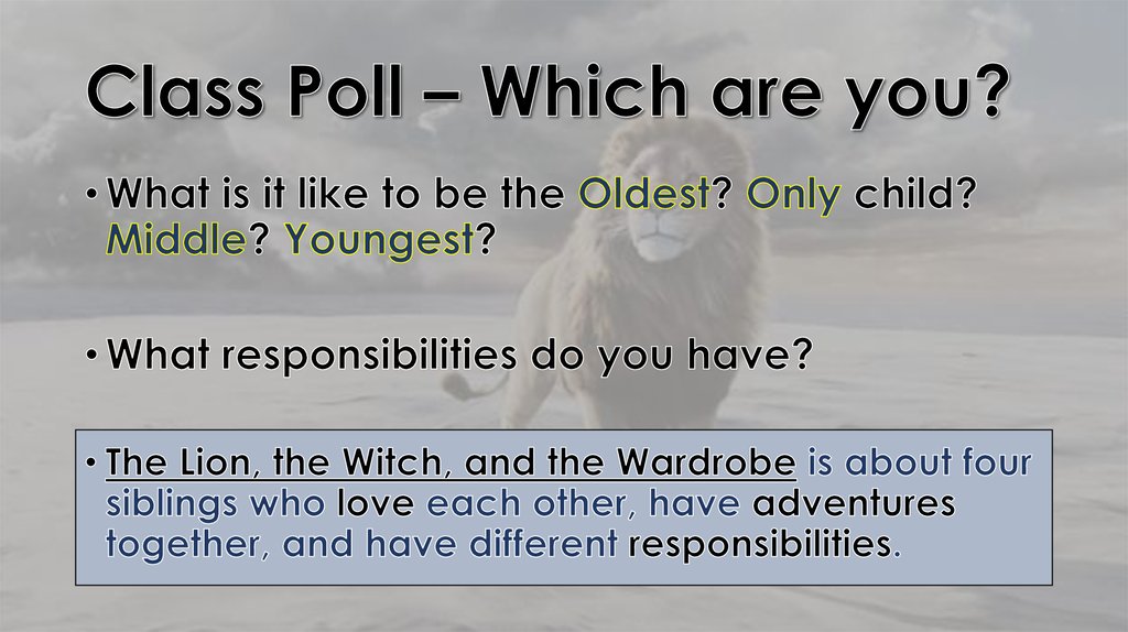 Class Poll – Which are you?