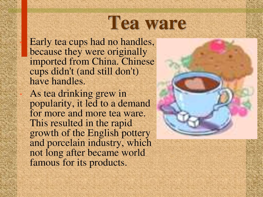 Tea ware