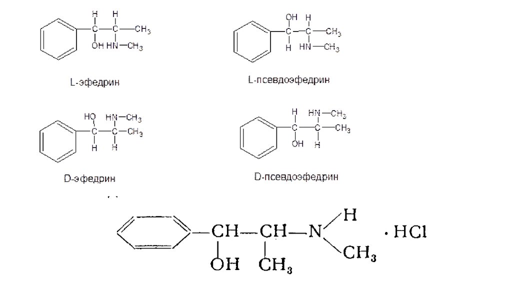 Идентификация эфедрина гидрохлорида и дэфедрина - online presentation