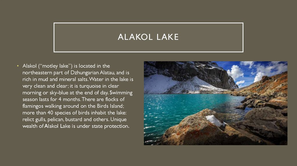 Alakol Lake