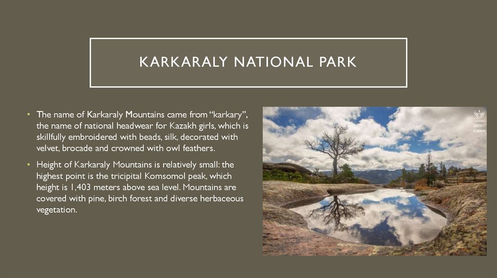 Karkaraly national park