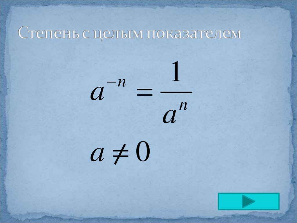 Степень с целым показателем 1. Степень с целым показателем формулы. Степень числа с целым показателем. Степень с целым показателем 9 класс. Проект степени с целым показателем.