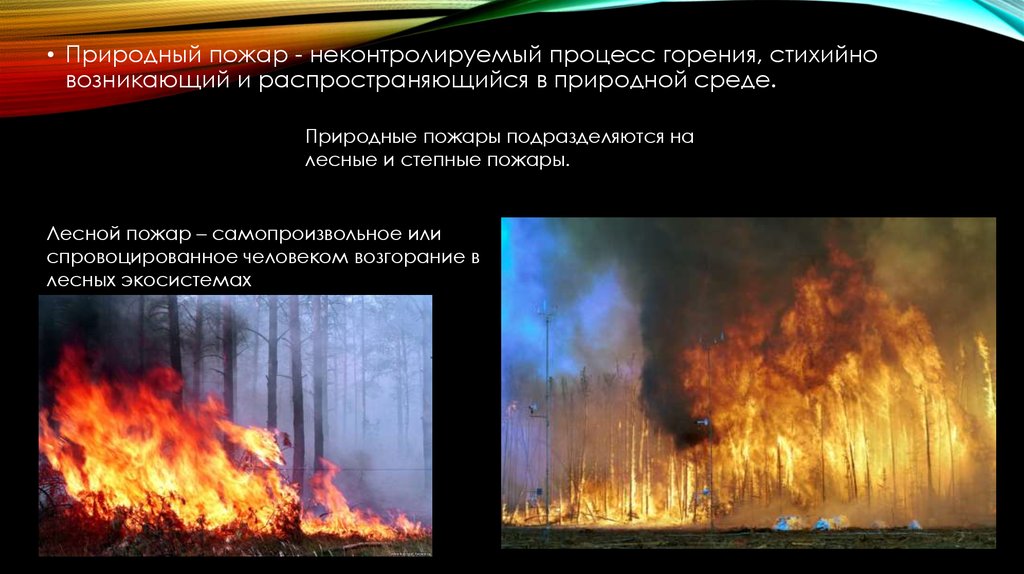 Природный пожар определение. Природные ЧС пожары презентация. Процесс горения пожара. Пожары в природных экосистемах. Неконтролируемый процесс горения.