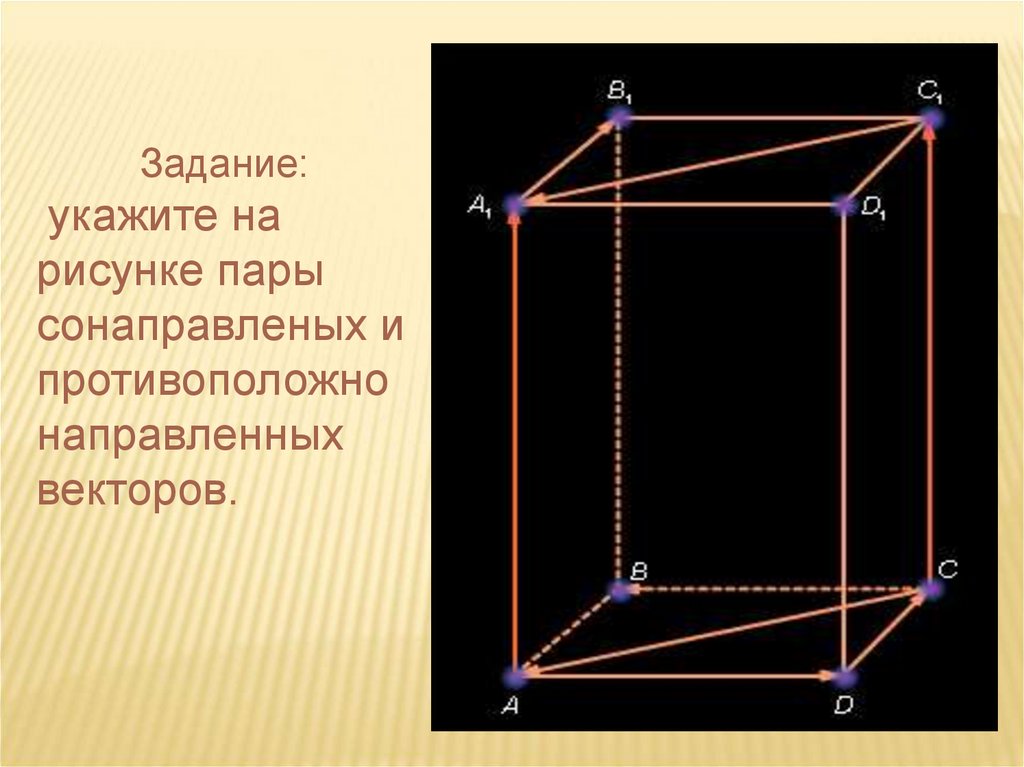 Презентация на тему векторы в пространстве