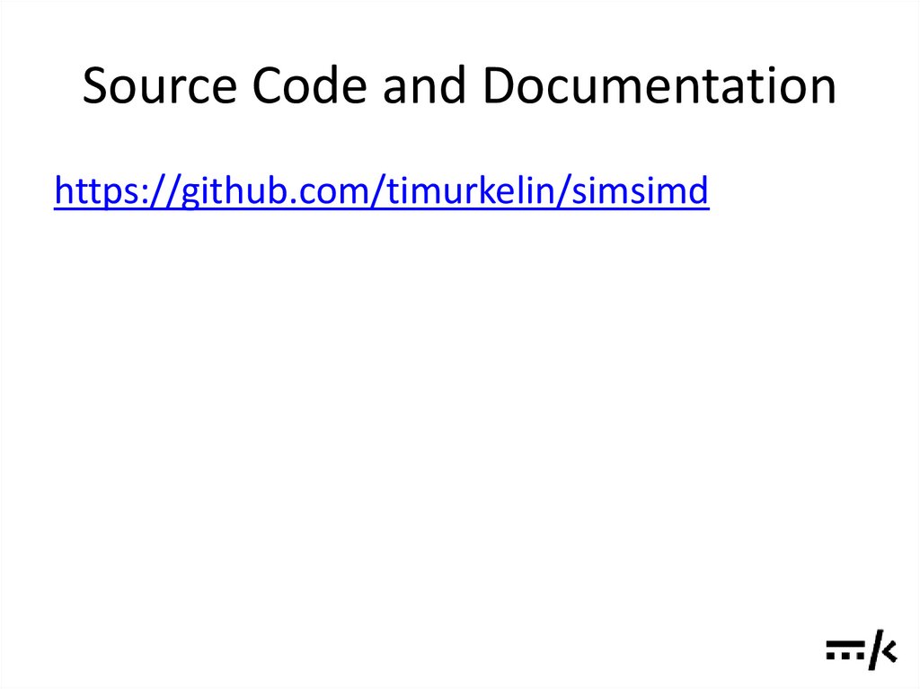 Source Code and Documentation