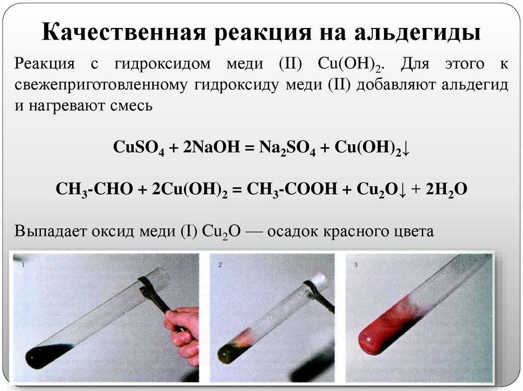 Гидроксид меди 2 реагирует с метанолом