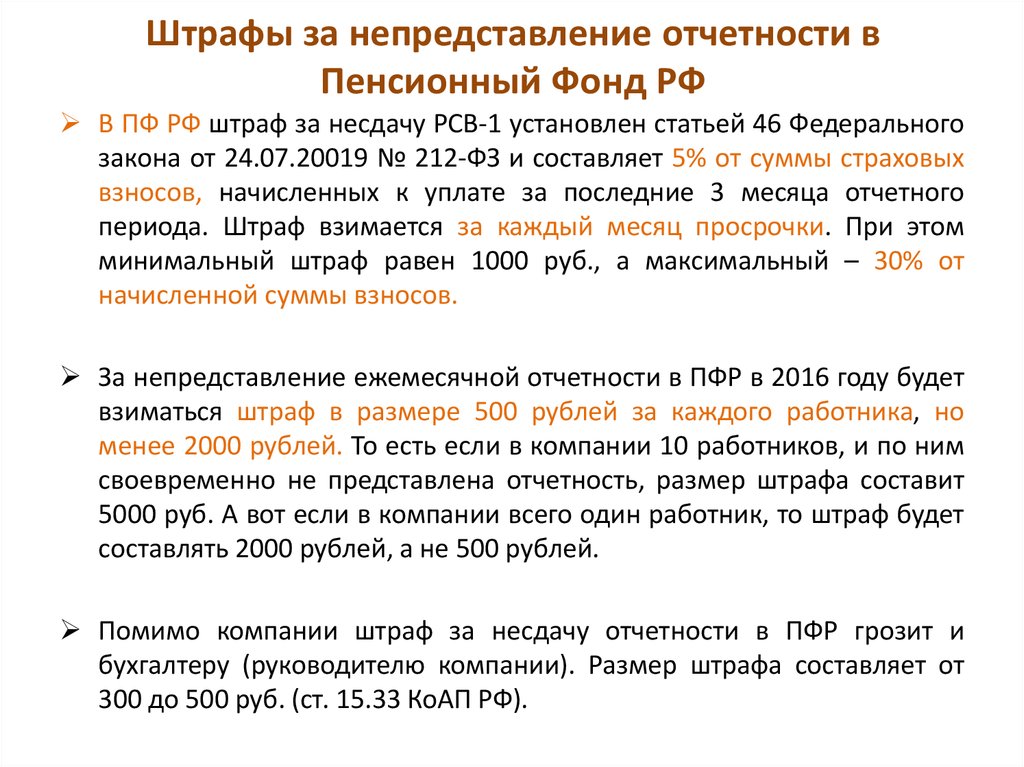 Штрафы по социальному страхованию