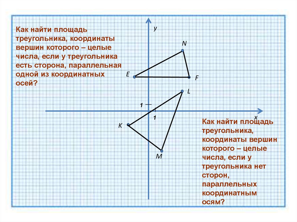 Площадь треугольника - презентация онлайн