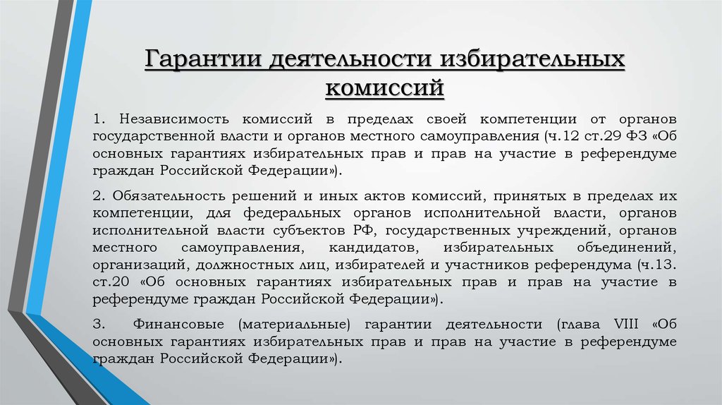 Деятельность выборов. Гарантии деятельности зарегистрированных кандидатов. Принципам организации деятельности избирательных комиссий. Деятельность избирательной комиссии. Деятельность избирательных комиссий осуществляется.