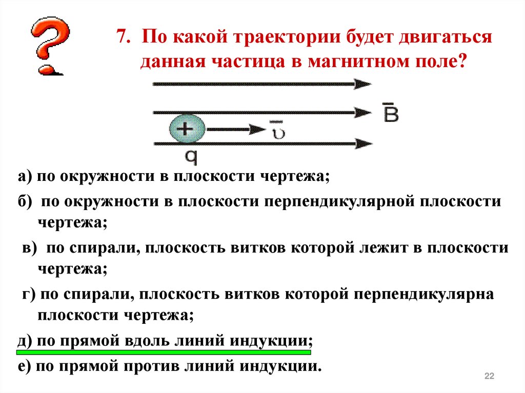 Какая сила действует на протон движущийся как показано на рисунке 4 со стороны магнитного поля