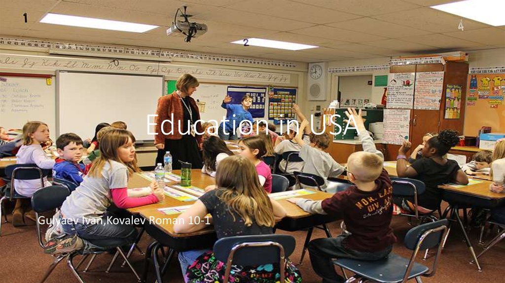 Education system in USA - презентация онлайн