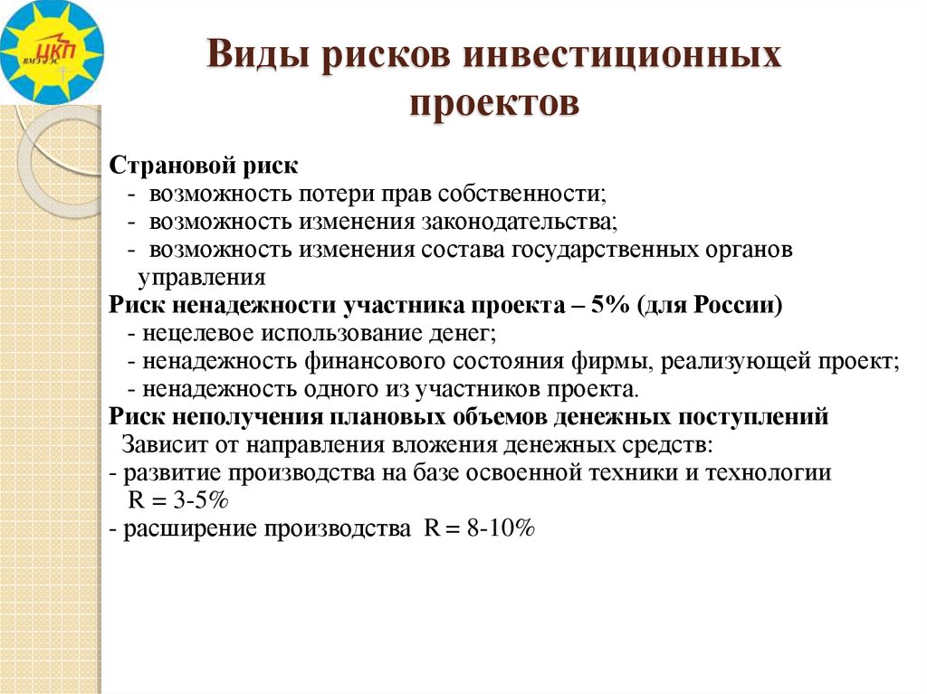 Список литературы управление инвестиционными проектами