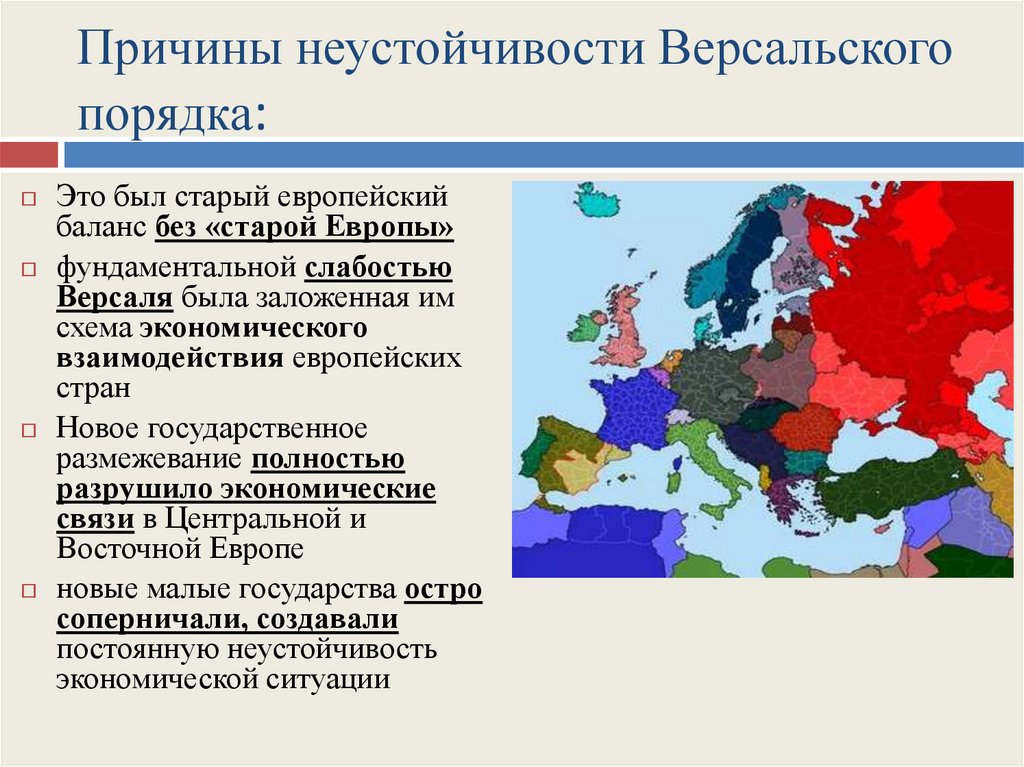 Версальско вашингтонская система международных отношений