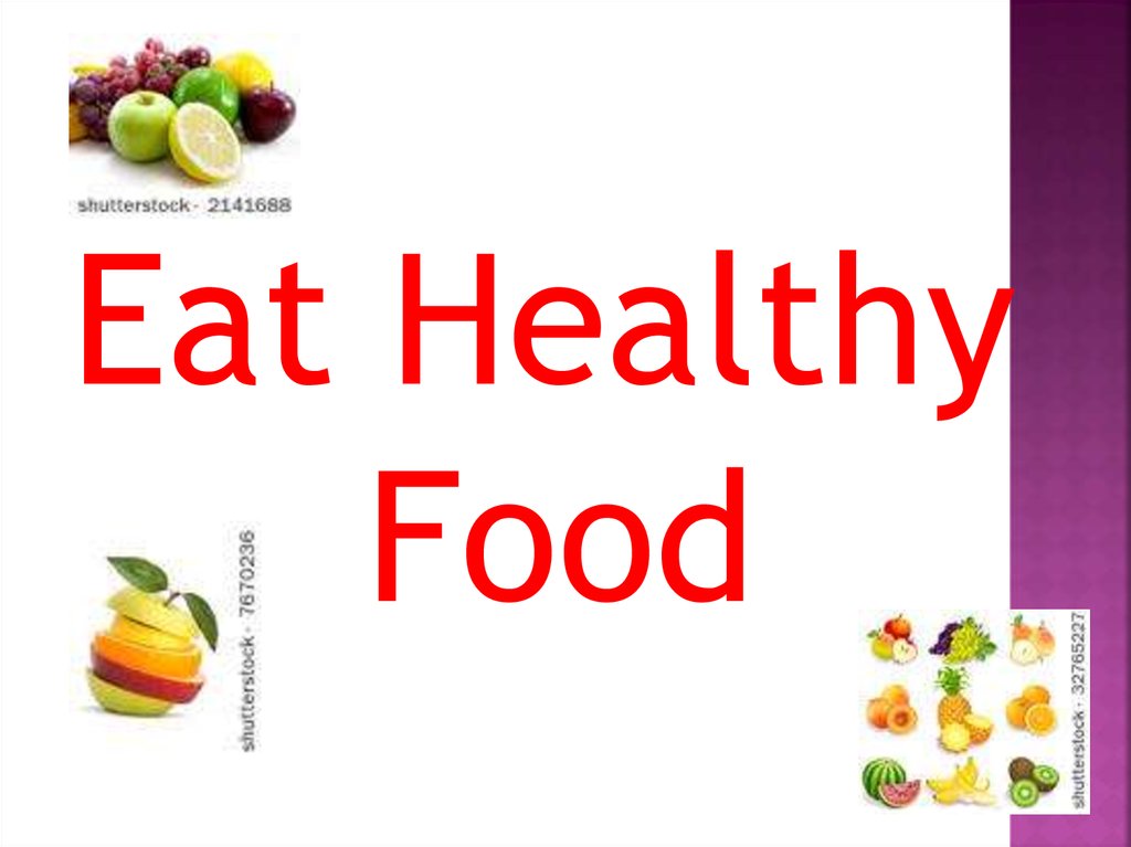 Healthy food презентация