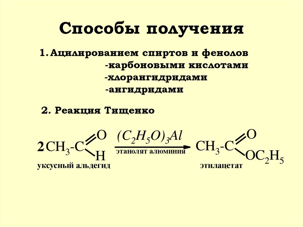 Реакция этанола с пропионовой кислотой. Реакция Тищенко этилацетат. Уксусная кислота из хлорангидрида. Получение этилацетата. Получение уксусной кислоты ТЗ этил ацетата.