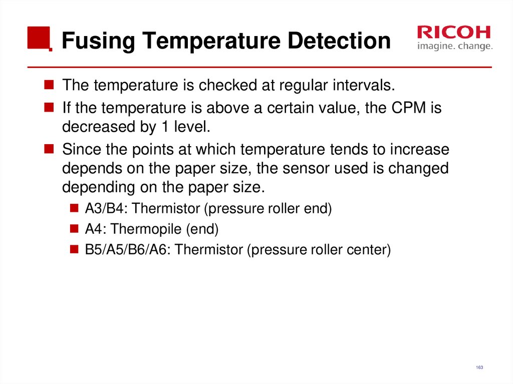Fusing Temperature Detection