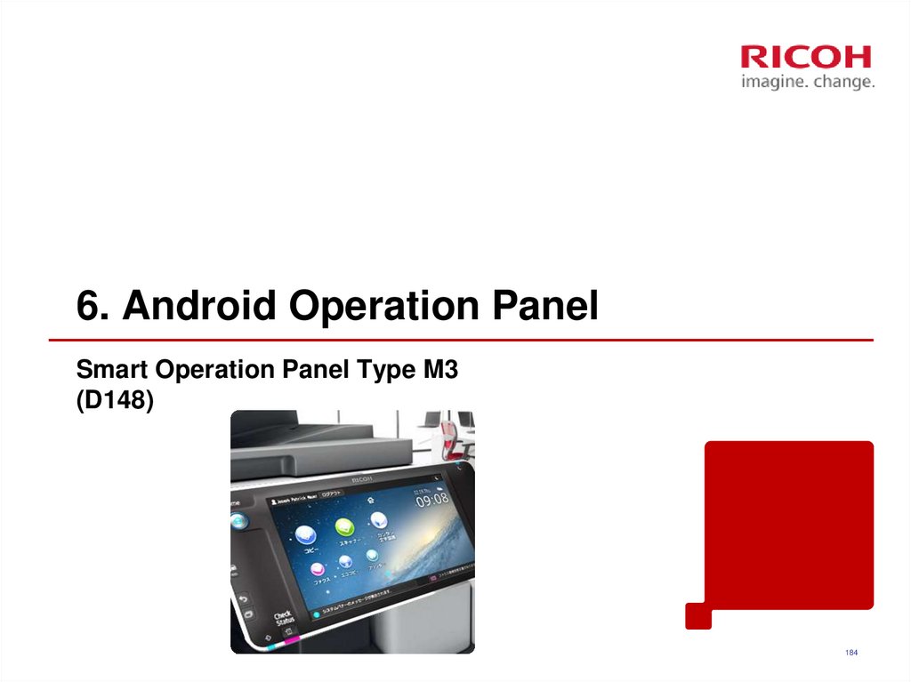 6. Android Operation Panel