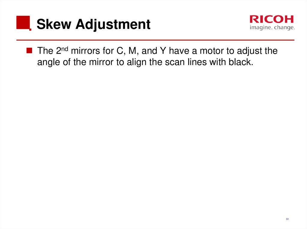 Skew Adjustment