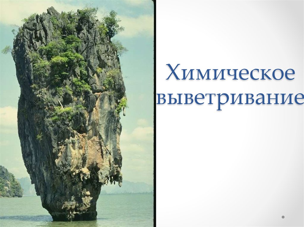 Химическое выветривание. Выветренные скалы. Биологическое выветривание. Биогенное выветривание.