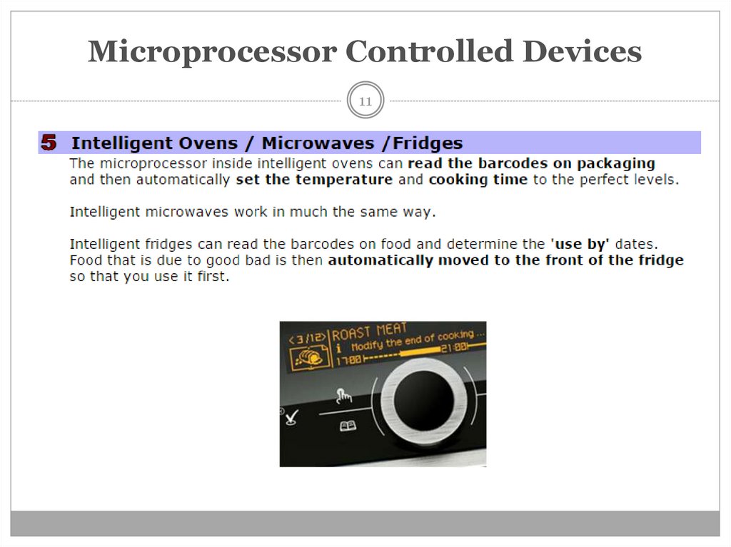 Microprocessor Controlled Devices