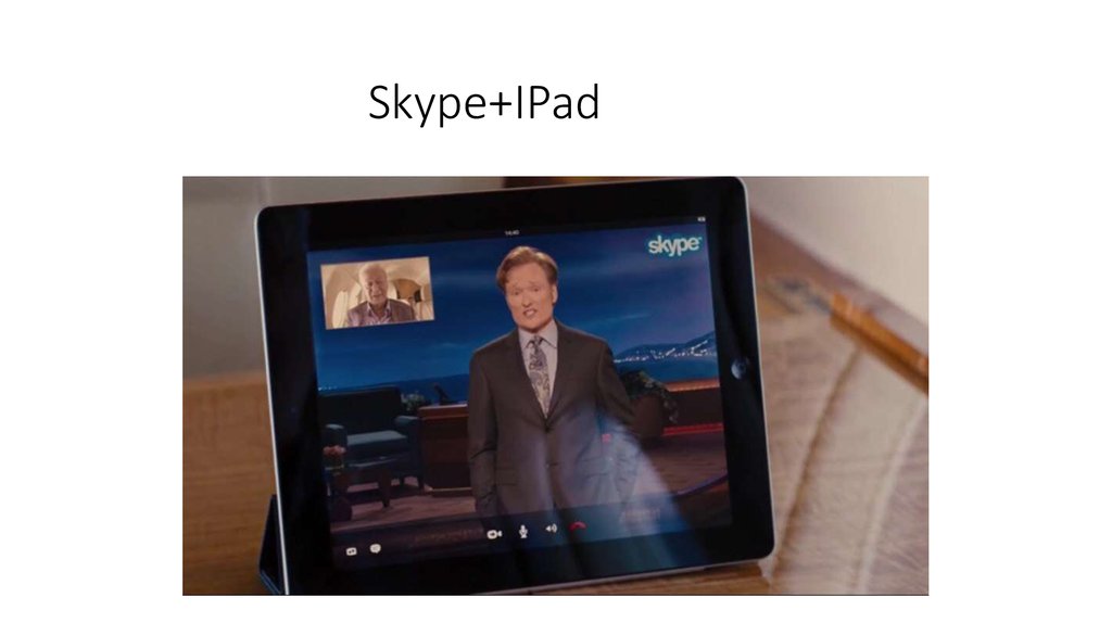 Skype+IPad