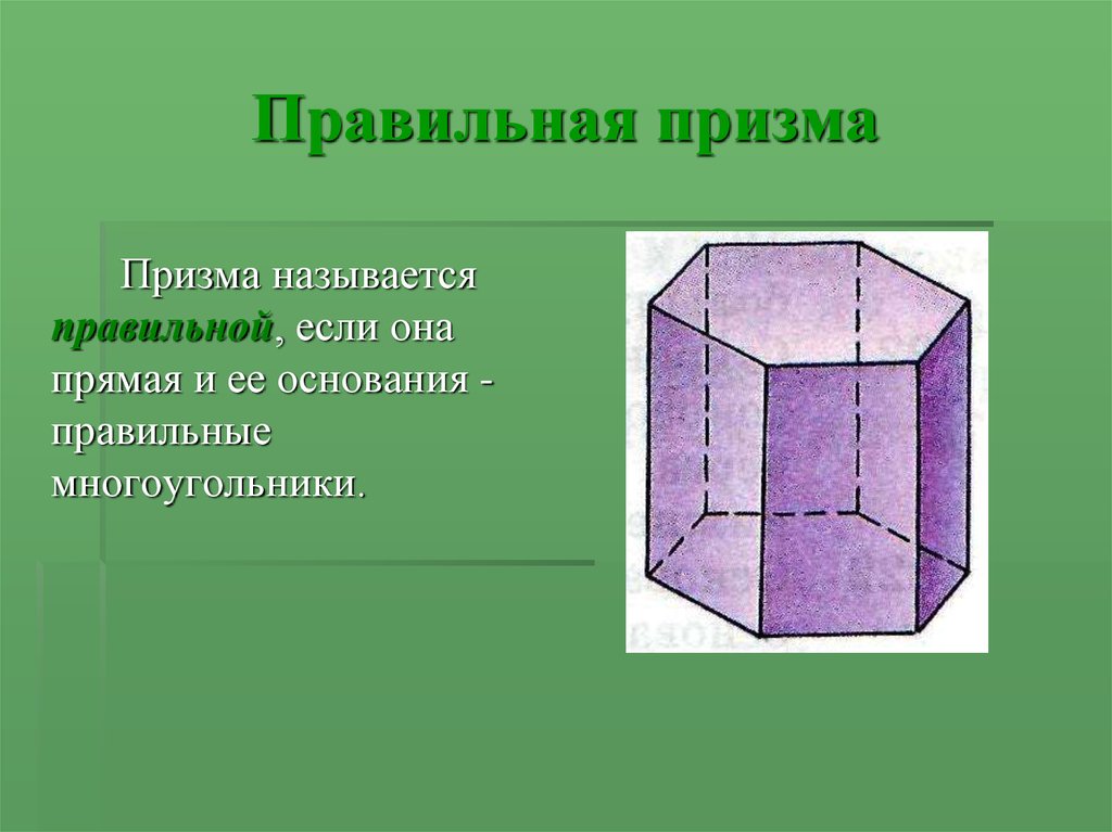 Призма проект по геометрии 9 класс