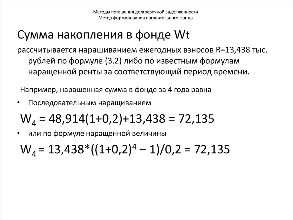 Способы погашения задолженности