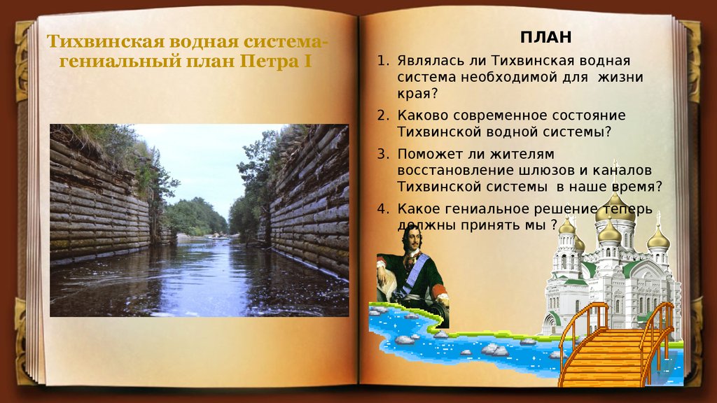 Тихвинская водная система карта