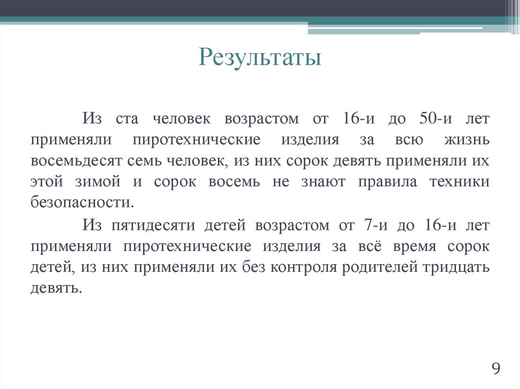 Результаты