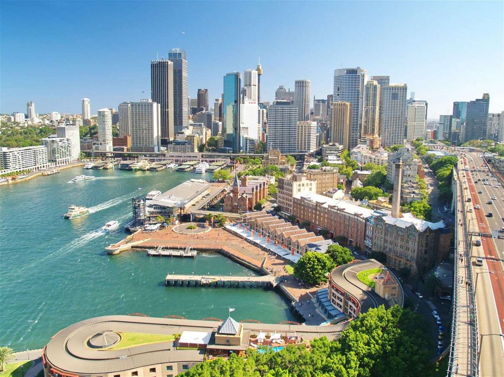 Сидней – старый город Австралии, крупный авиационный и морской порт, железнодорожный узел. Столица олимпиады 2000 г. Население