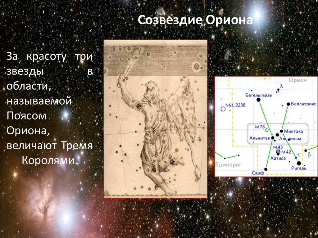Созвездие орион названо. Звезды пояса Ориона три царя. Ригель звезда в созвездии Ориона. Звезда ригель из созвездия Орион. Астеризм созвездия Орион – пояс Ориона.