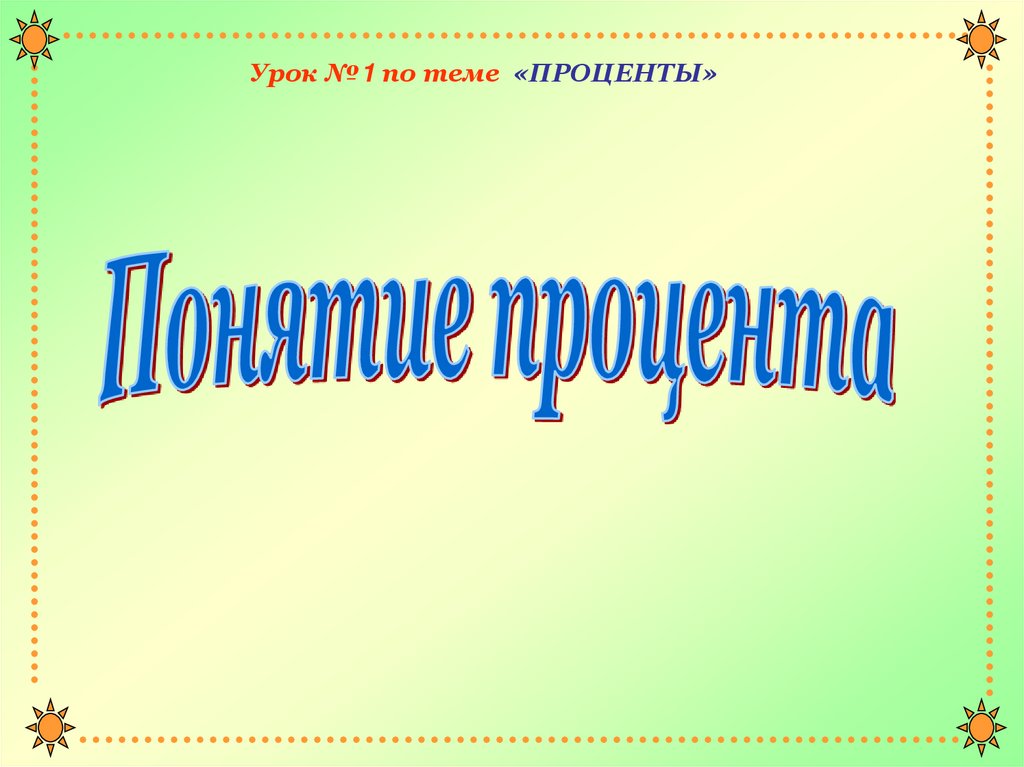 Савченко проценты 5 класс презентация