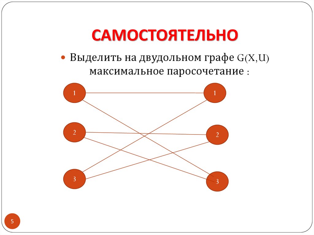 Бихроматические графы. Максимальное паросочетание в графе. Наибольшее паросочетание в двудольном графе. Найти максимальное паросочетание в двудольном графе.