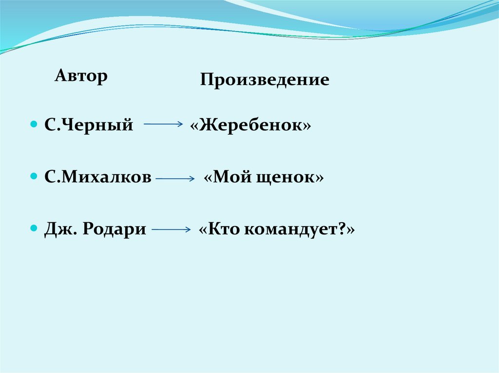 Произведения черного. Произведение с черный жеребенок.