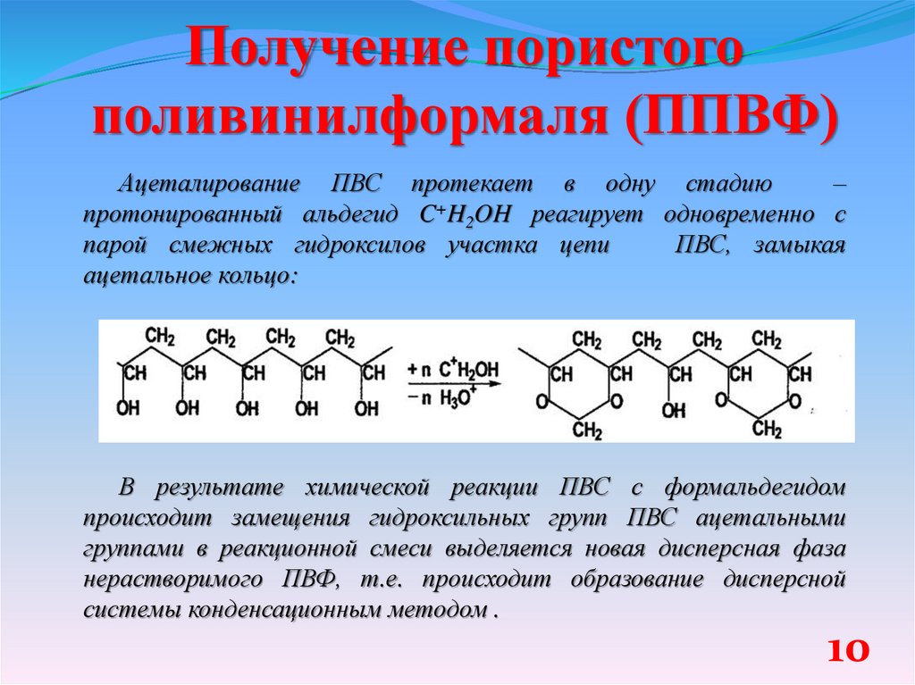 Поливиниловый спирт презентация