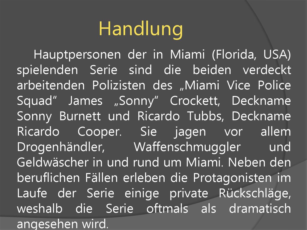 Handlung