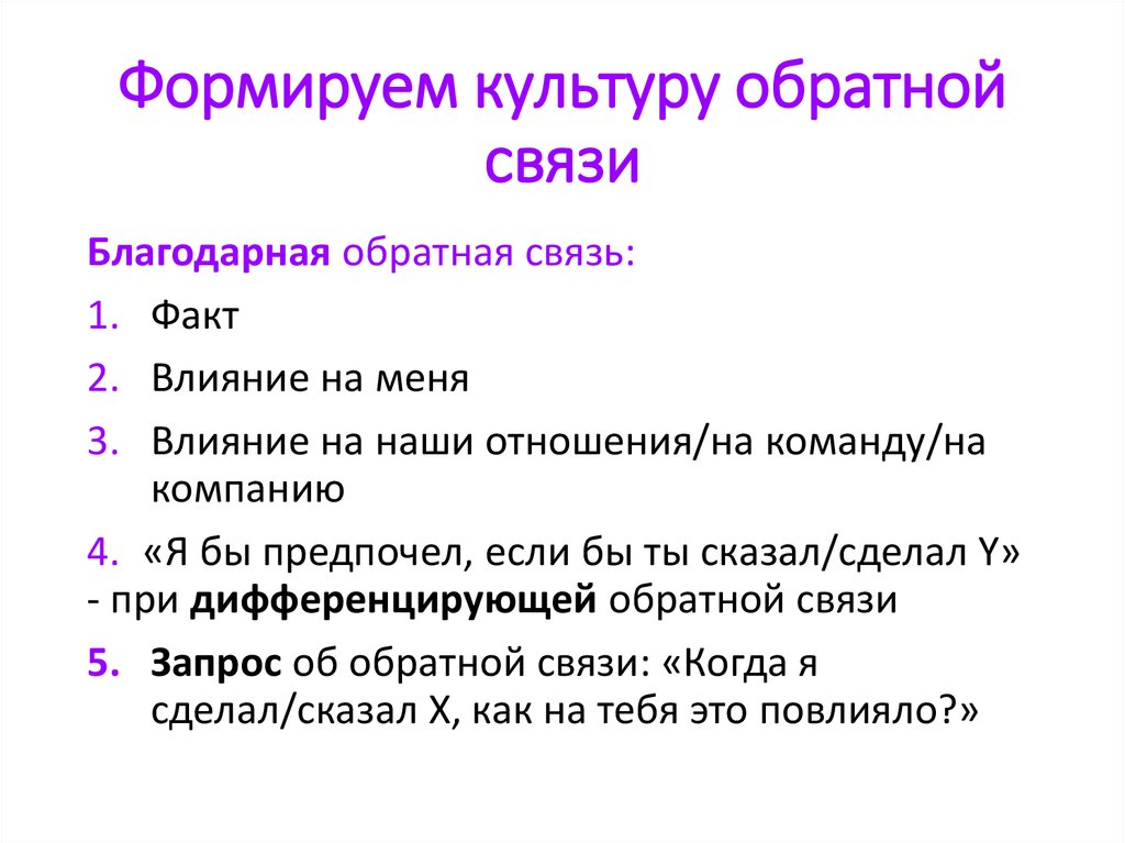 Факты связи