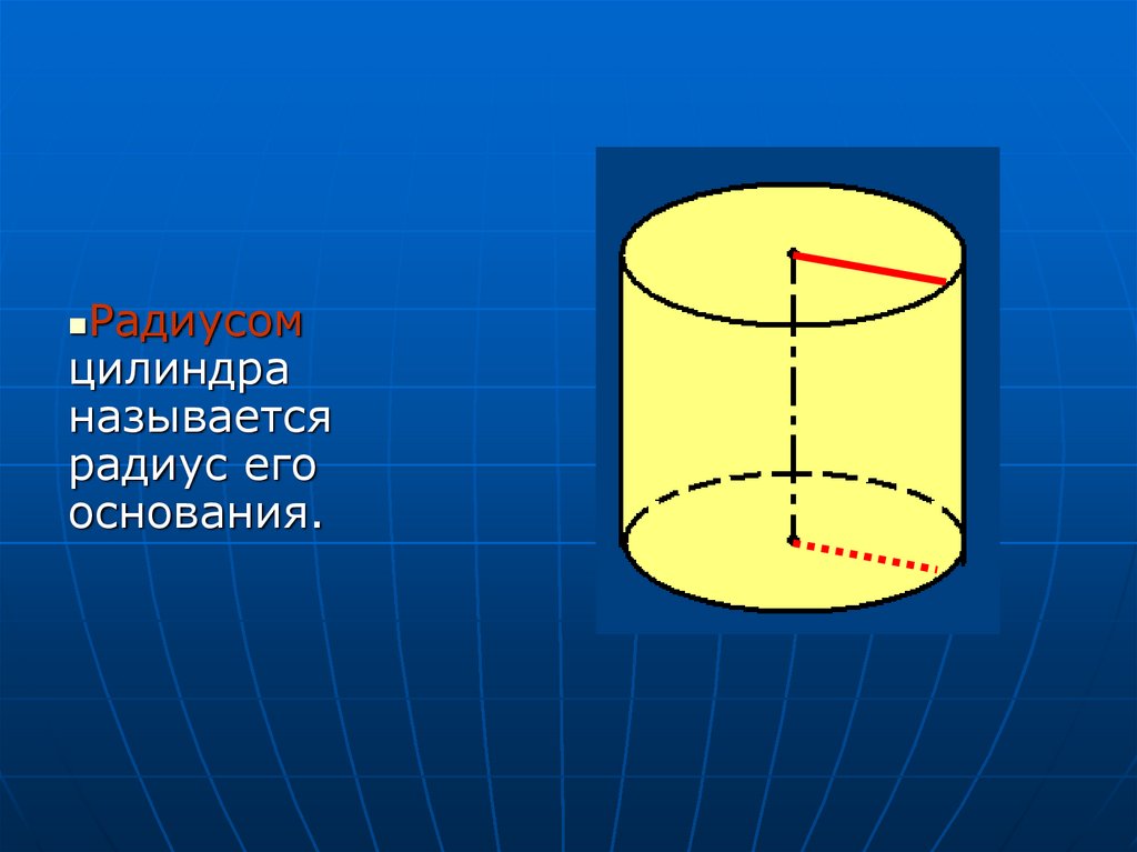 Цилиндрическая высота. Радиус основания цилиндра. Радиус цилиндра радиус. Радиусом цилиндра называется. Радиус цилиндра цилиндра.